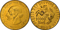 Deutschland 10 000 Mark Münze, Vom Stein, SS, Bronze-Aluminium -