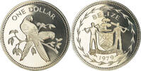 Belize Dollar Münze, Franklin Mint, Proof, STGL, Kupfer-Nickel, KM:43 -