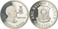 Philippinen 50 Piso Münze, Franklin Mint, Proof, STGL, Silber, KM:222 -