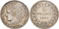 Frankreich 5 Francs Münze, Cérès, Paris, SS, Silber, KM:818.1 -