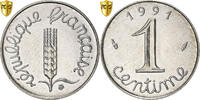 Frankreich 1 Centime Épi, Paris, Frappe Monnaie, Stainless Steel, PCGS -