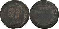 Frankreich 5 Centimes Münze, Dupré, Limoges, Refrappage du Décime, S -