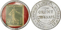 Frankreich 5 Centimes Münze, Crédit Lyonnais, Credit Lyonnais -