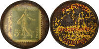 Frankreich 5 Centimes Münze, Escoffier & Hamelin MORLAIX, Timbre-Monnaie, SS -