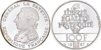 Frankreich 100 Francs Münze, Proof, STGL, Silber, KM:962a, Gadoury:902 -