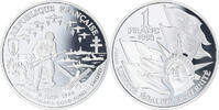 Frankreich Franc Normandy Invasion, Paris, Proof, STGL, Silber, KM:1014 -