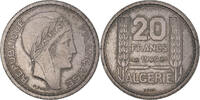 Algeria 20 Francs Münze, Paris, ESSAI, UNZ, Kupfer-Nickel, KM:E1 -