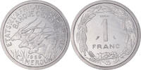 Äquatorial Afrikanische Staaten Franc Münze, Paris, ESSAI, STGL -