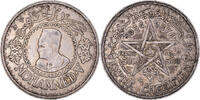 Marokko 500 Francs 1956 (a) Münze, Mohammed V, Paris, SS+, Silber, KM:54