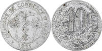 Algeria 10 Centimes Münze, Alger, SS, Aluminium, Elie:10.17c -