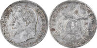 Frankreich 2 Francs Münze, Napoleon III, Paris, SS, Silber, KM:807.1 -