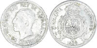 Spanien 50 Centimos Münze, Alfonso XIII, Madrid, SS, Silber, KM:741 -
