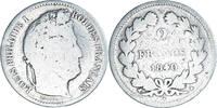 Frankreich 2 Francs Münze, Louis-Philippe, Paris, SGE+, Silber -