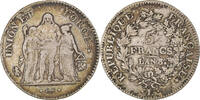 Frankreich 5 Francs Münze, Union et Force, Bayonne, S, Silber -