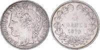 Frankreich 5 Francs Münze, Cérès, Bordeaux, S, Silber, KM:818.2 -