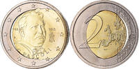 Italien 2 Euro Giovanni Pascoli, Rome, error misaligned core, STGL -