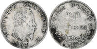 Italien 20 Centesimi Münze, Vittorio Emanuele II, Milan, S, Silber -