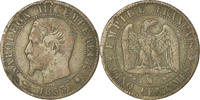 Frankreich 5 Centimes Münze, Napoleon III, Napoléon III, Marseille -