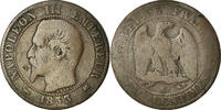 Frankreich 5 Centimes Münze, Napoleon III, Napoléon III, Bordeaux, S -