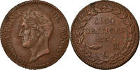 Monaco 5 Centimes, Cinq Münze, Honore V, SS+, Kupfer, KM:95.2a -