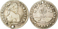Bolivien 1/2 Sol Münze, Potosi, S+, Silber, KM:93.2a -