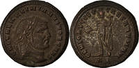 Follis Münze, Maximianus, Cyzicus, VZ, Billon, RIC:580 -