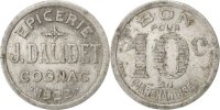 Frankreich 10 Centimes Münze, SS, Aluminium, Elie:15.2 -