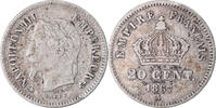 Frankreich 20 Centimes Münze, Napoleon III, Napoléon III, Paris, SS -