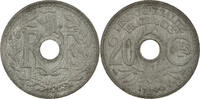 Frankreich 20 Centimes Münze, Lindauer, Paris, SS, Zinc, KM:907.1 -