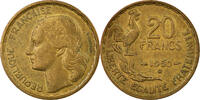Frankreich 20 Francs Münze, Guiraud, Beaumont - Le Roger, 3 faucilles / -