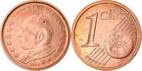 Vatikanstadt Euro Cent Jean-Paul II, Rome, UNZ, Copper Plated Steel -