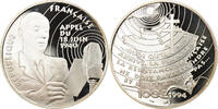 Frankreich 100 Francs Münze, Appel du 18 juin 1940, Proof, STGL -