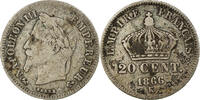 Frankreich 20 Centimes Münze, Napoleon III, Napoléon III, Bordeaux -