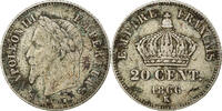 Frankreich 20 Centimes Münze, Napoleon III, Napoléon III, Bordeaux -