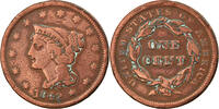 Vereinigte Staaten Cent Münze, Braided Hair Cent, U.S. Mint -