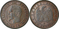 Frankreich Centime Münze, Napoleon III, Napoléon III, Lyon, SS -