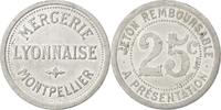 Frankreich 25 Centimes Münze, SS, Aluminium, Elie:330.3 -