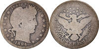 Vereinigte Staaten Quarter Münze, Barber Quarter, U.S. Mint, New -