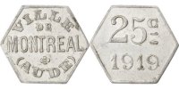 Frankreich 25 Centimes Münze, SS, Aluminium, Elie:10.5 -