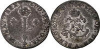 Frankreich 2 Sols Münze, Louis XV, Double sol (2 sous) en billon -