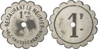 Frankreich 1 Franc Münze, SS+, Zinc, Elie:R225.4 -