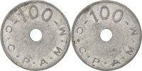 Frankreich 100 Francs Münze, SS, Aluminium, Elie:C595.2 -