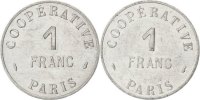 Frankreich 1 Franc Münze, SS, Aluminium, Elie:C1055.2 -
