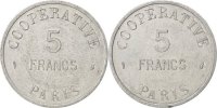 Frankreich 5 Francs Münze, VZ, Aluminium, Elie:C1055.3 -