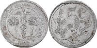 Algeria 5 Centimes Münze, SS, Aluminium, Elie:10.12 -