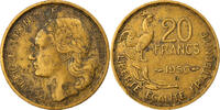 Frankreich 20 Francs Münze, Guiraud, Beaumont - Le Roger, 3 faucilles / -