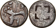 Stater Münze, Thrace, Thasos, Helios, Thasos, SS, Silber -
