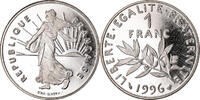 Frankreich Franc Münze, Semeuse, Paris, Proof, UNZ+, Nickel, KM:925.2 -