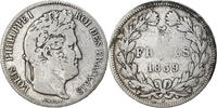 Frankreich 5 Francs 1839 W Münze, Louis-Philippe, Lille, S, Silber, KM:7... 29,95 EUR  zzgl. 4,95 EUR Versand