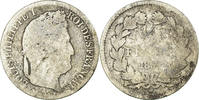 Frankreich 1/2 Franc Münze, Louis-Philippe, Lille, SGE+, Silber -